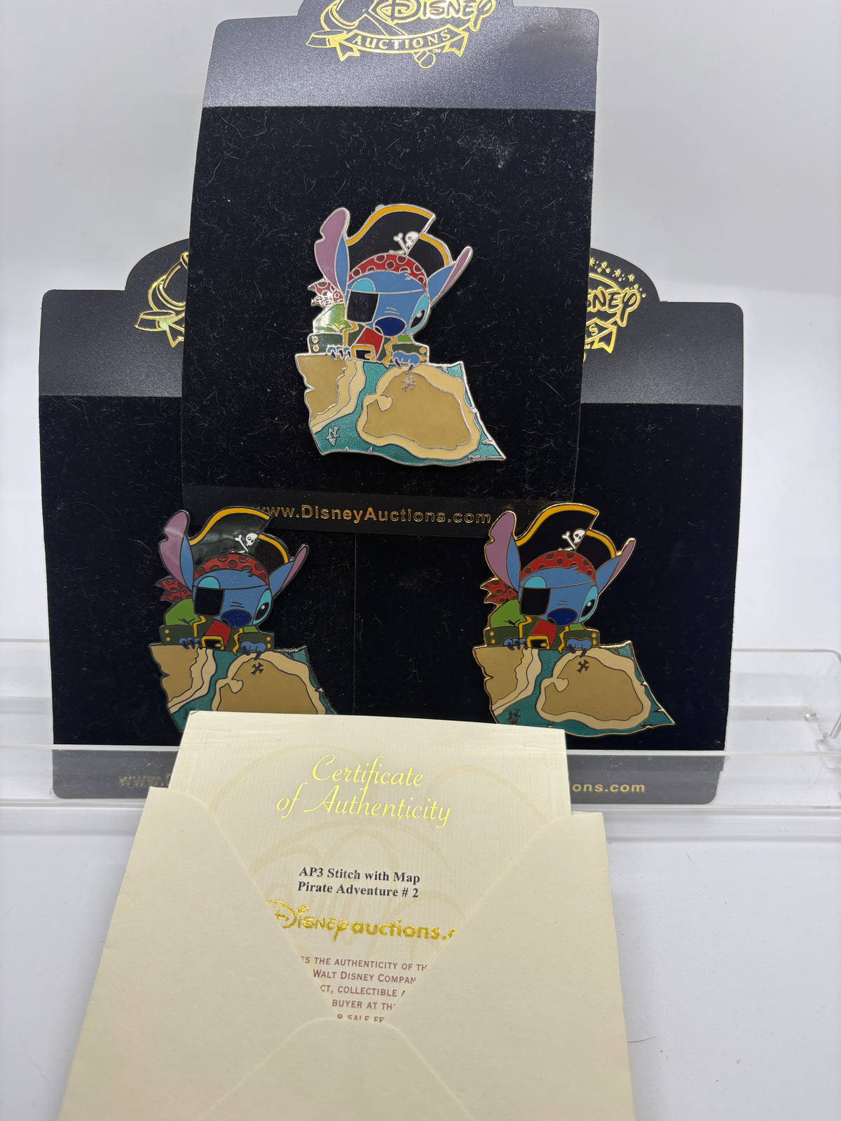 Stitch with Map Pirate Adventure AP SET (3 pieces )