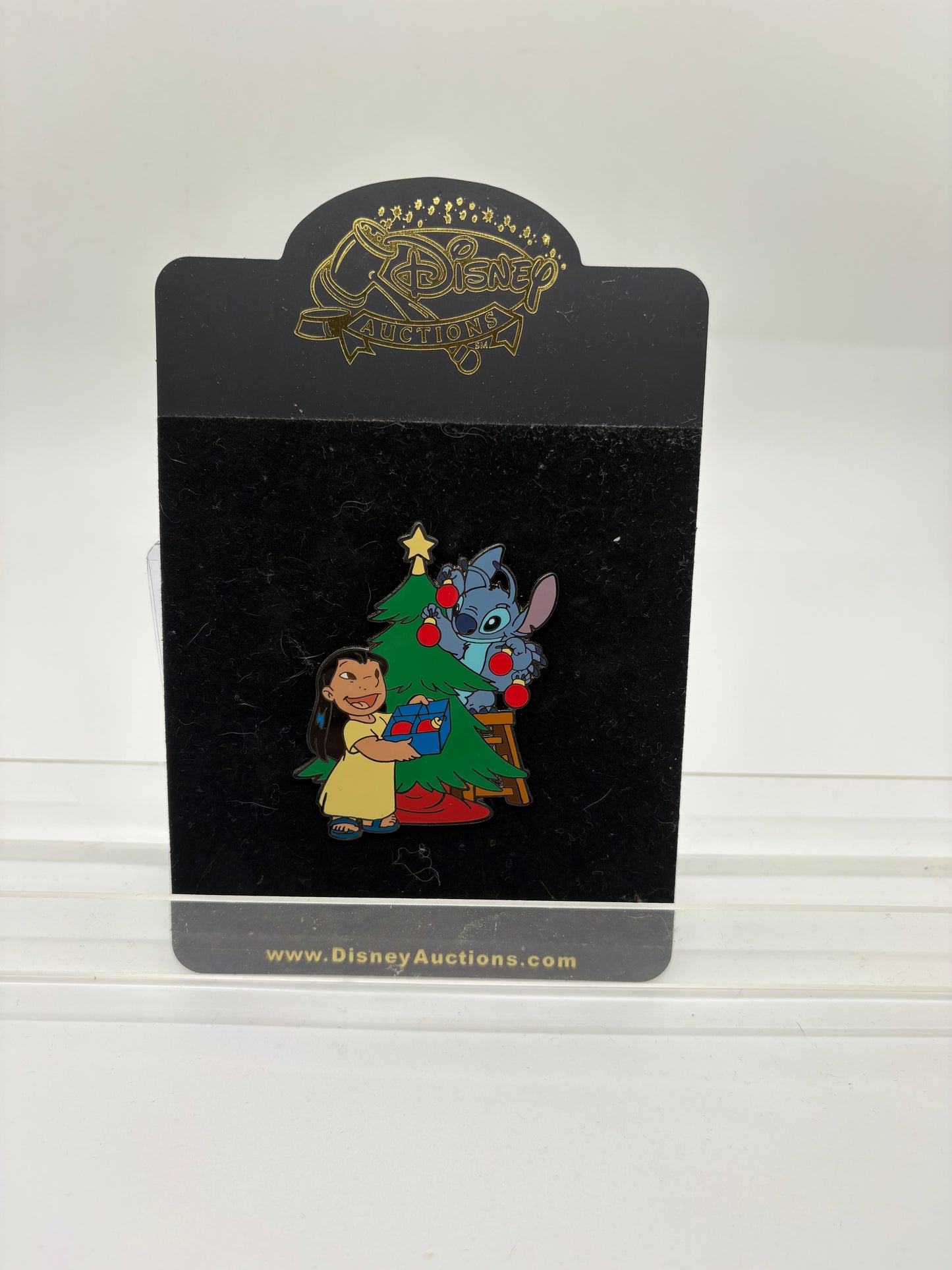 Christmas Holiday Pin Set Lilo & Stitch Tree Trimming