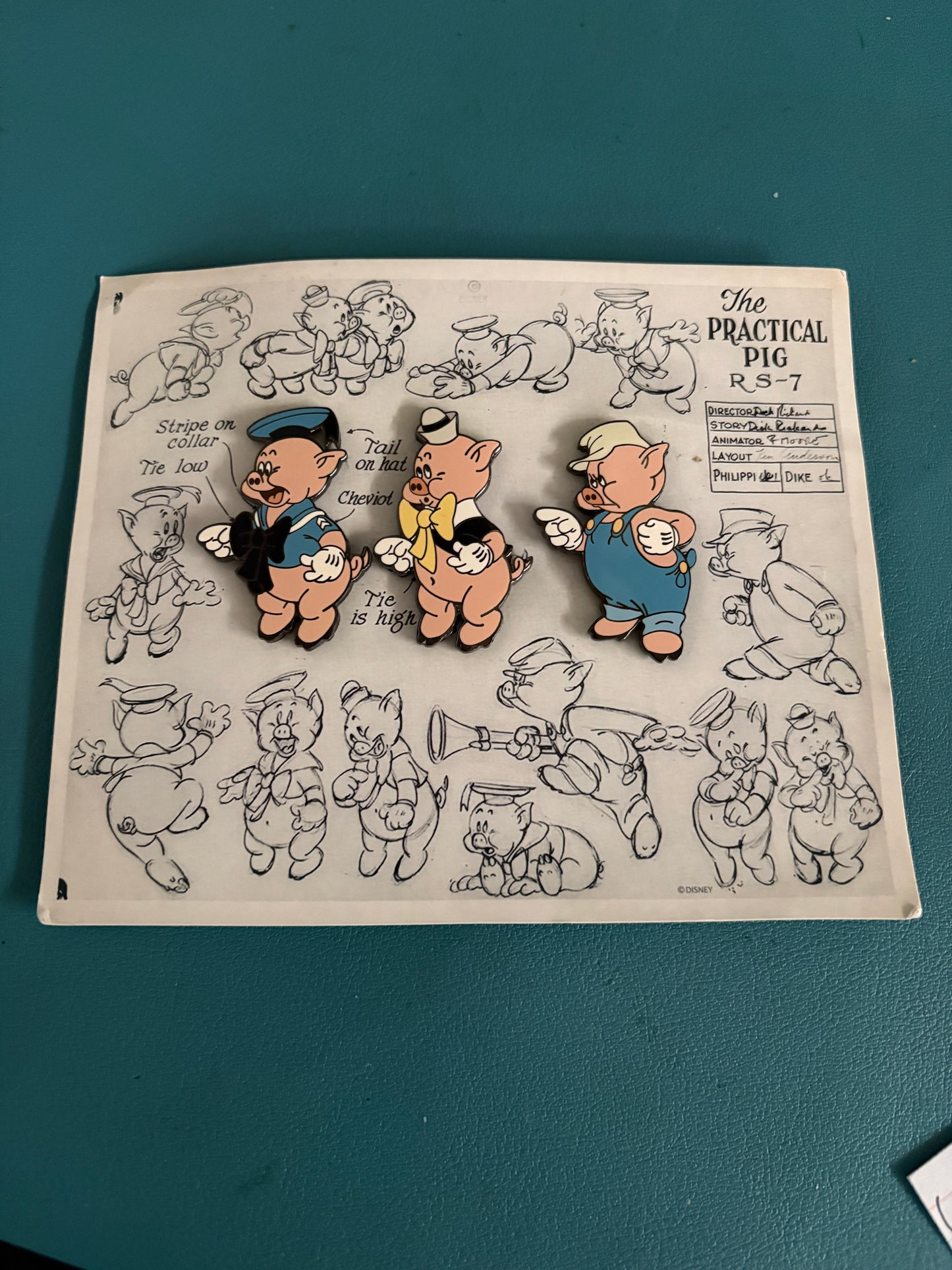 Three Little Pigs 75th Anniversary Card Set