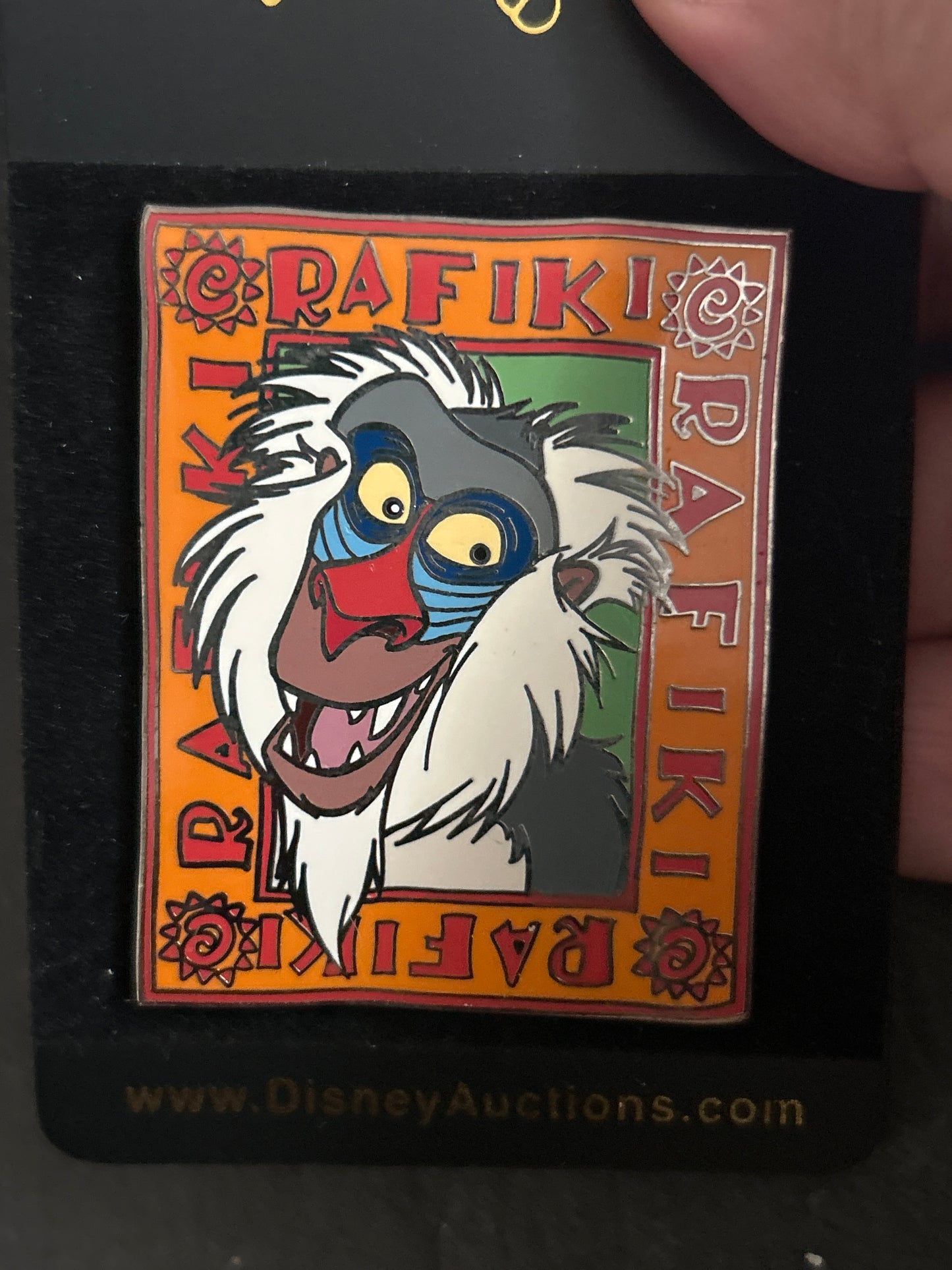 Disney Auctions Lion King 6 Pin Set Rafiki Only