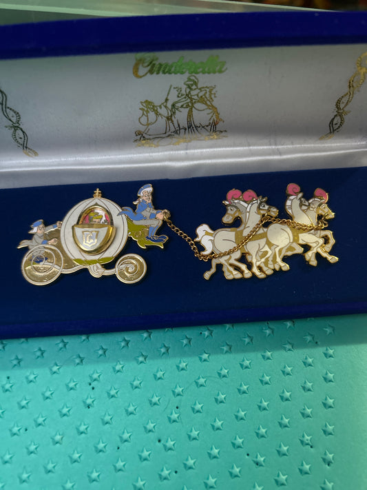 WDW Pixies Pin Path Celebration Countdown Cinderella in Carriage Box Set