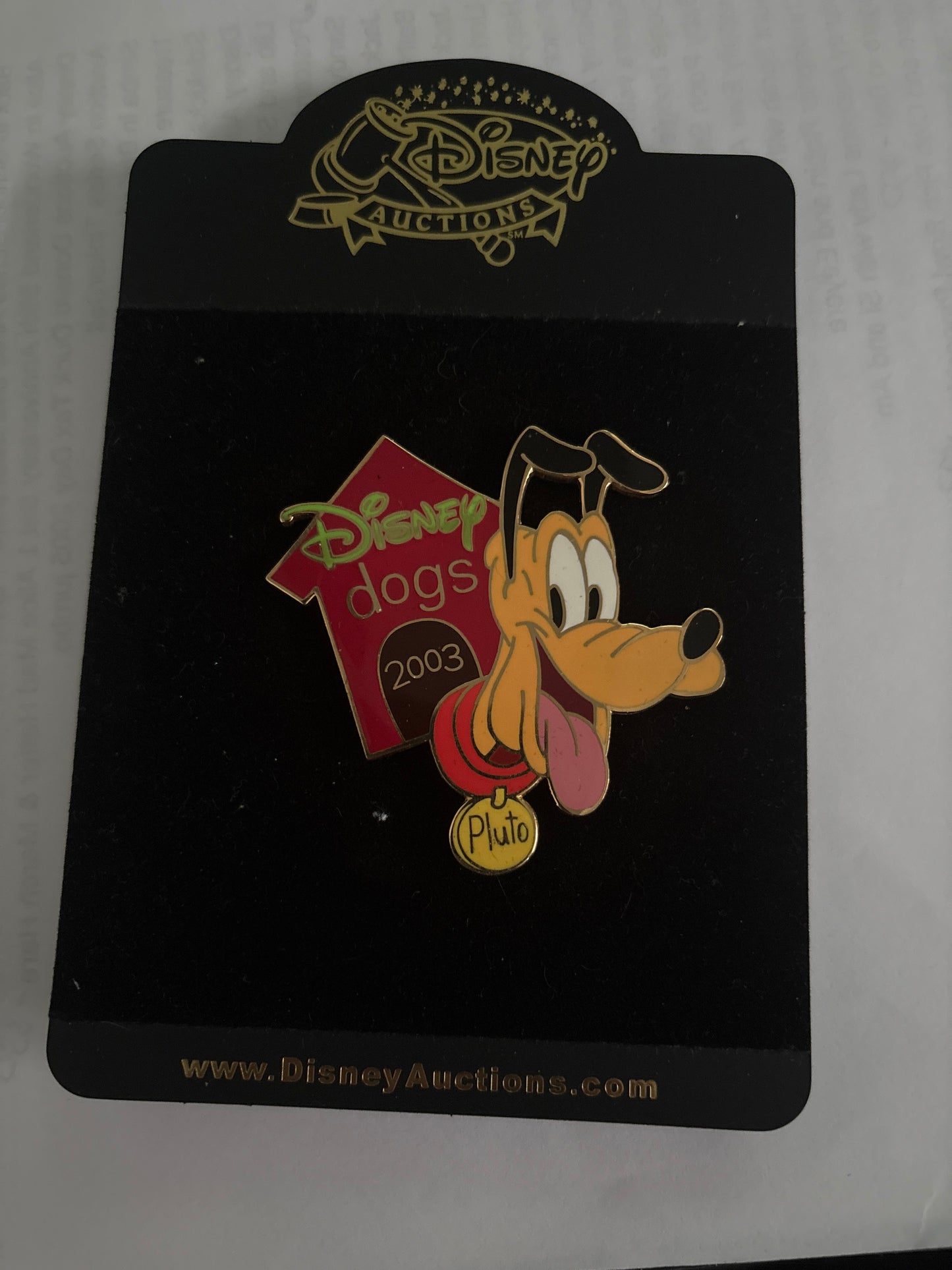 2003 Disney Dogs Pluto