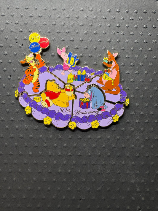 Winnie the Pooh 80th Anniversary Cake - 5 pieces