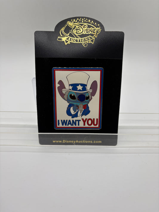Stitch as Uncle Sam I Want You Poster