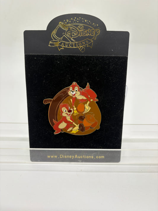 Sweeping Acorns Chip & Dale