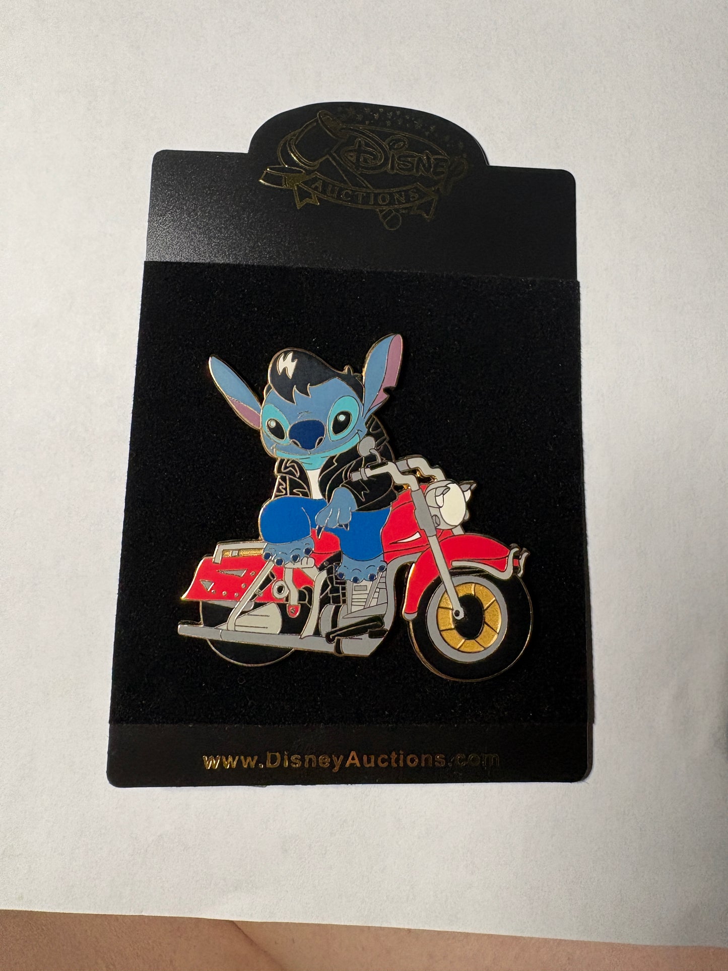 Stitch as Elvis with Motorcycle