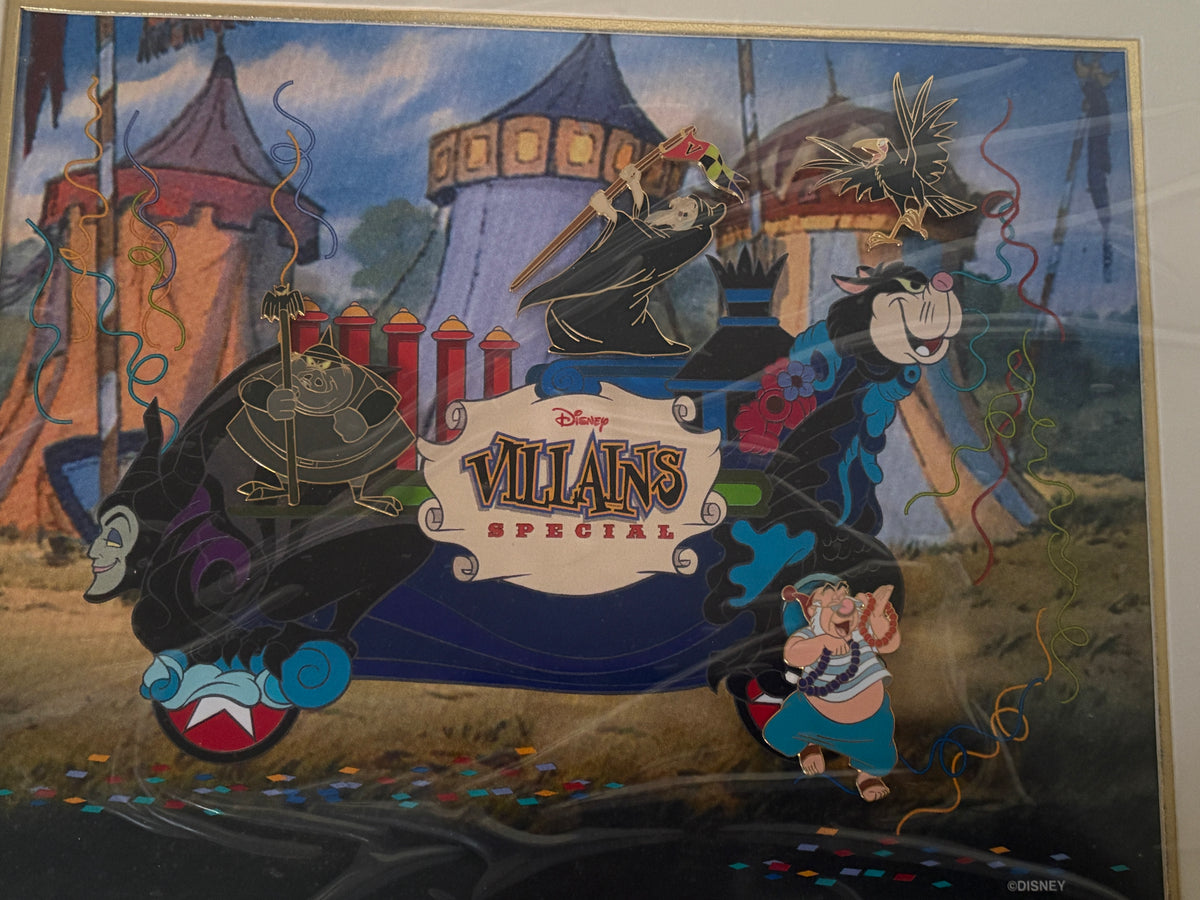 Parti Gras 2003 Villains Limited Edition Framed Set