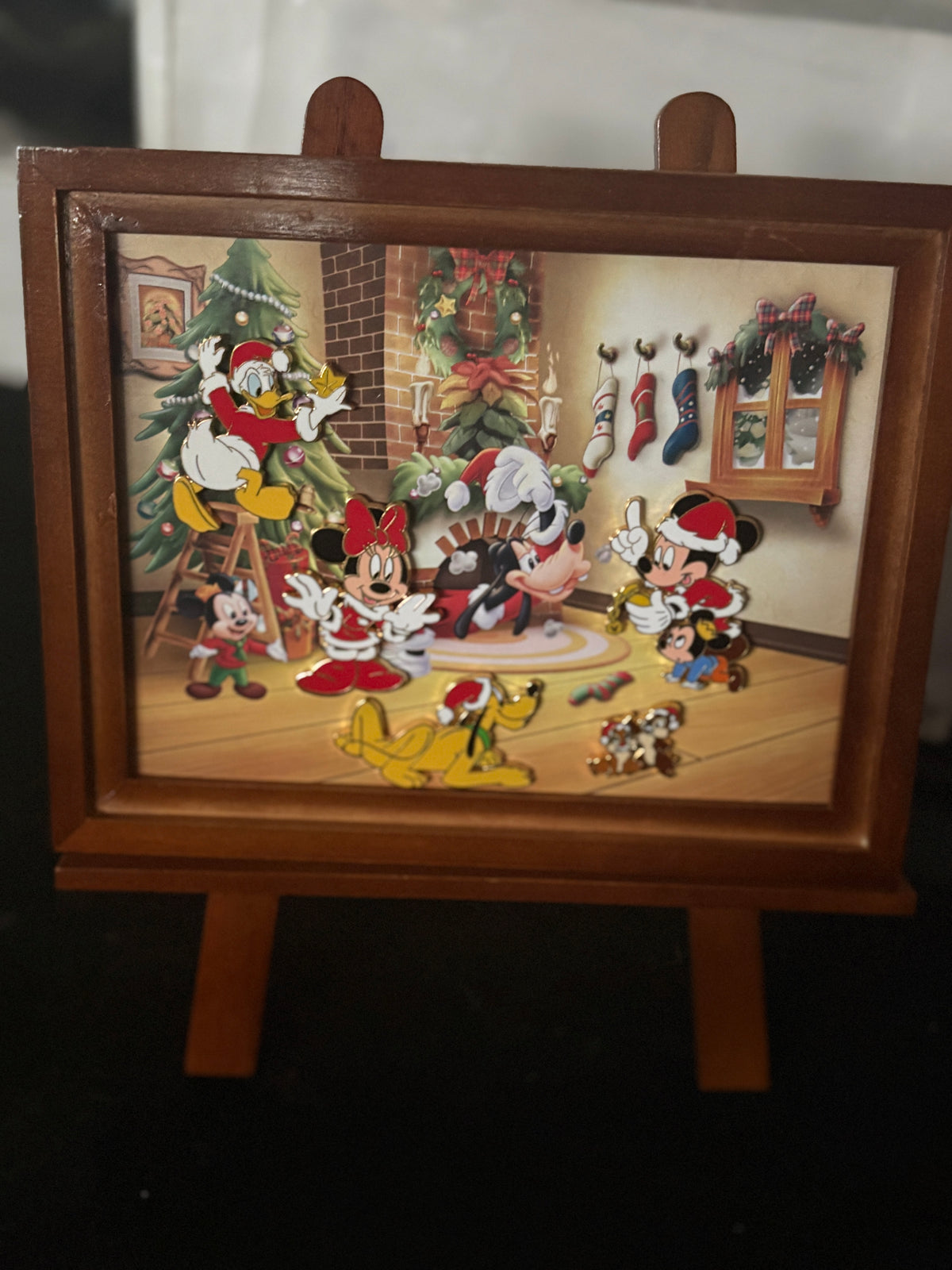 Mickey & Friends Christmas Framed Japan Disney Store Set
