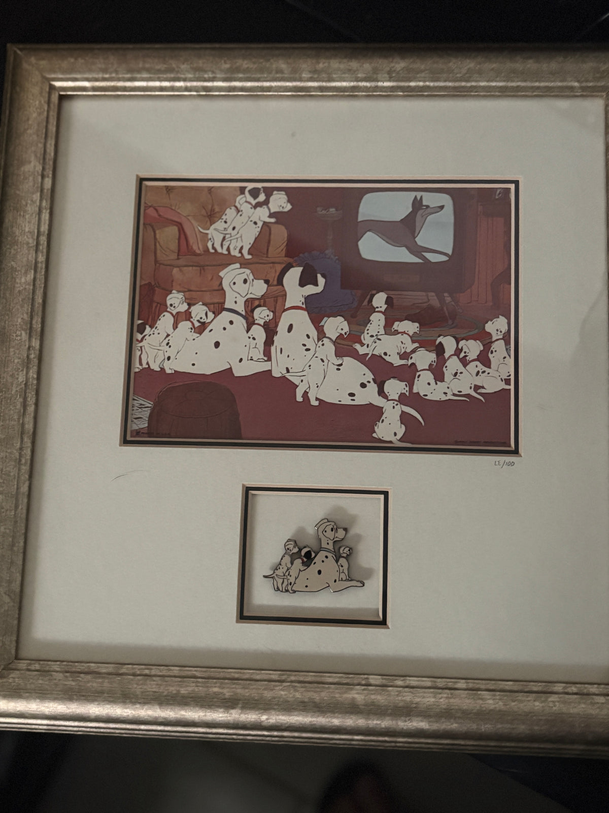 101 Dalmatians Framed pin