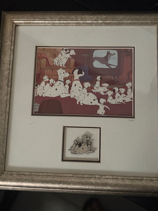101 Dalmatians Framed pin