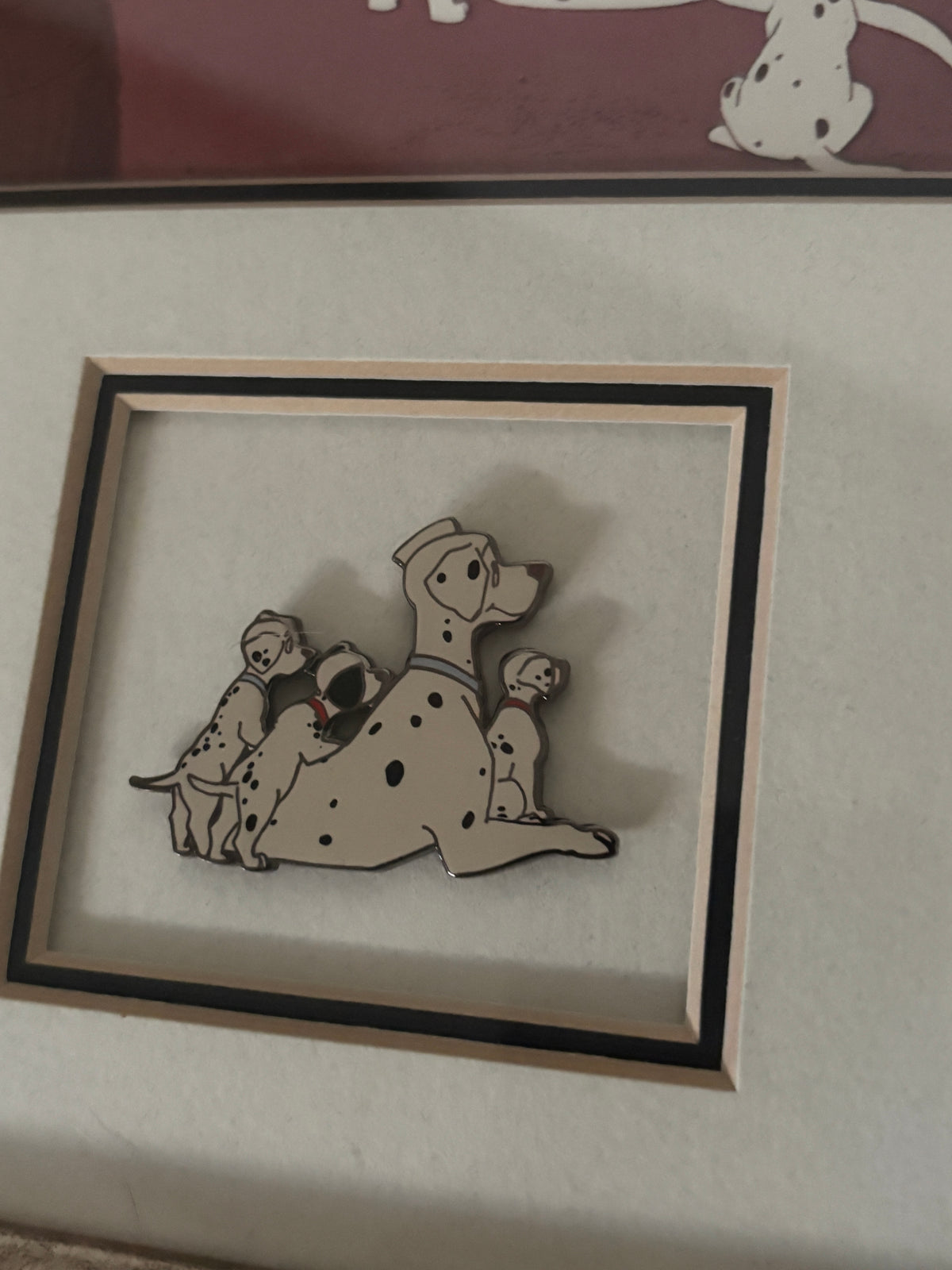 101 Dalmatians Framed pin